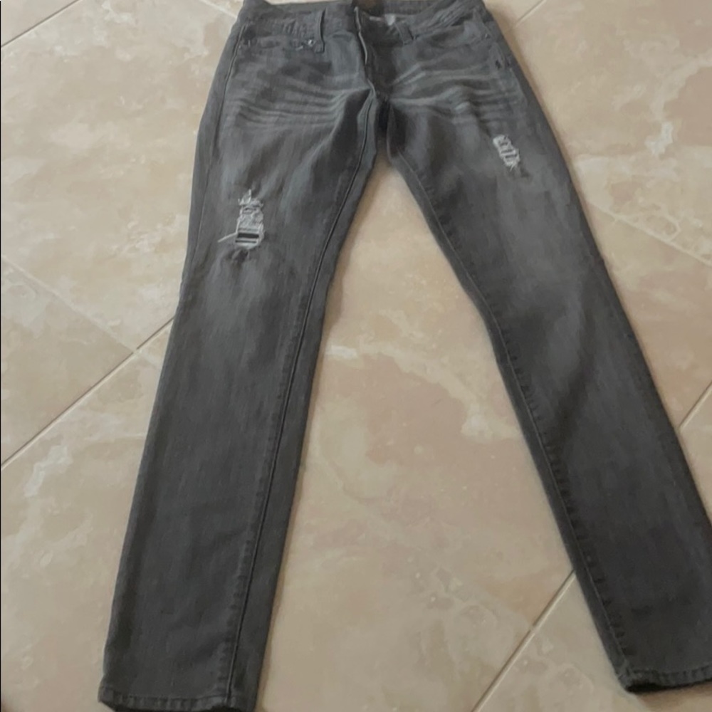 Genetic Denim gray skinny jeans